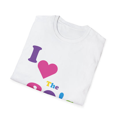 Women I Love The 80s Shirt Disco 80s Costumes Retro T-Shirt