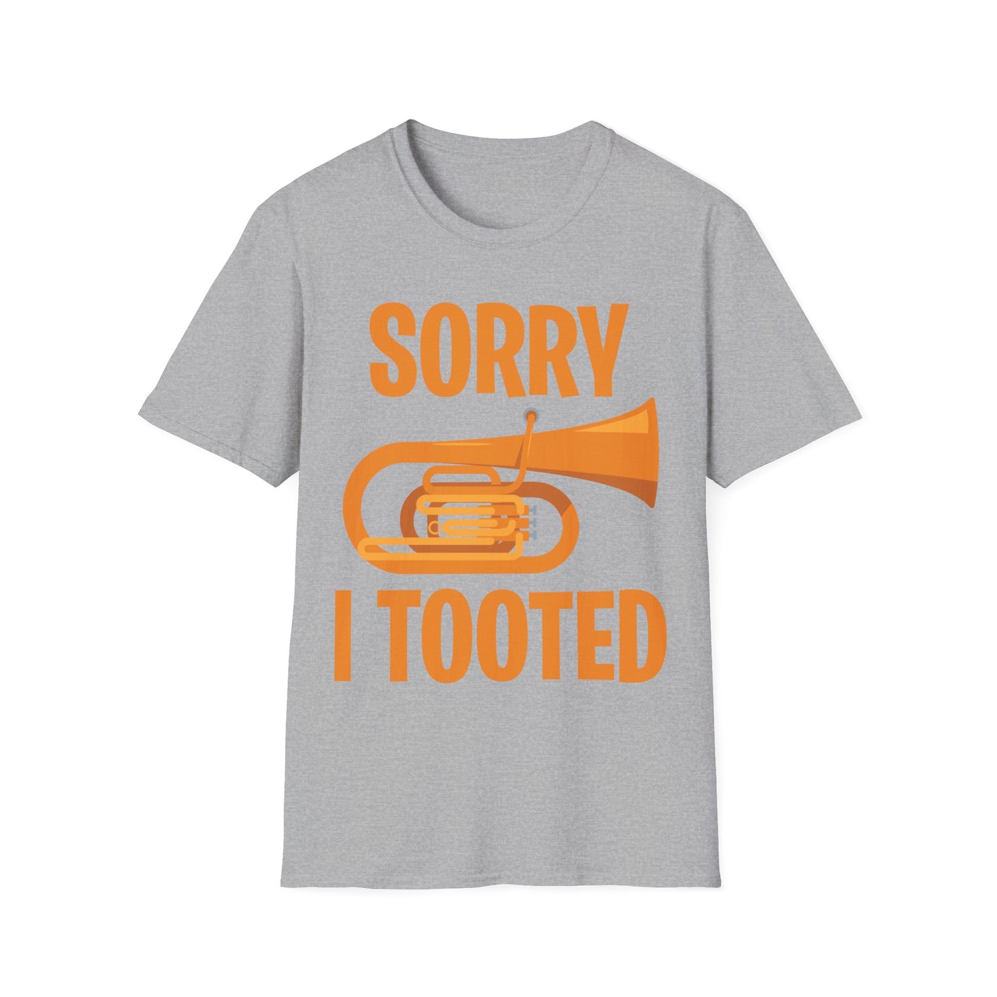 Funny Sorry I Tooted Baritone Euphonium Player Brass Band T-Shirt Men Women