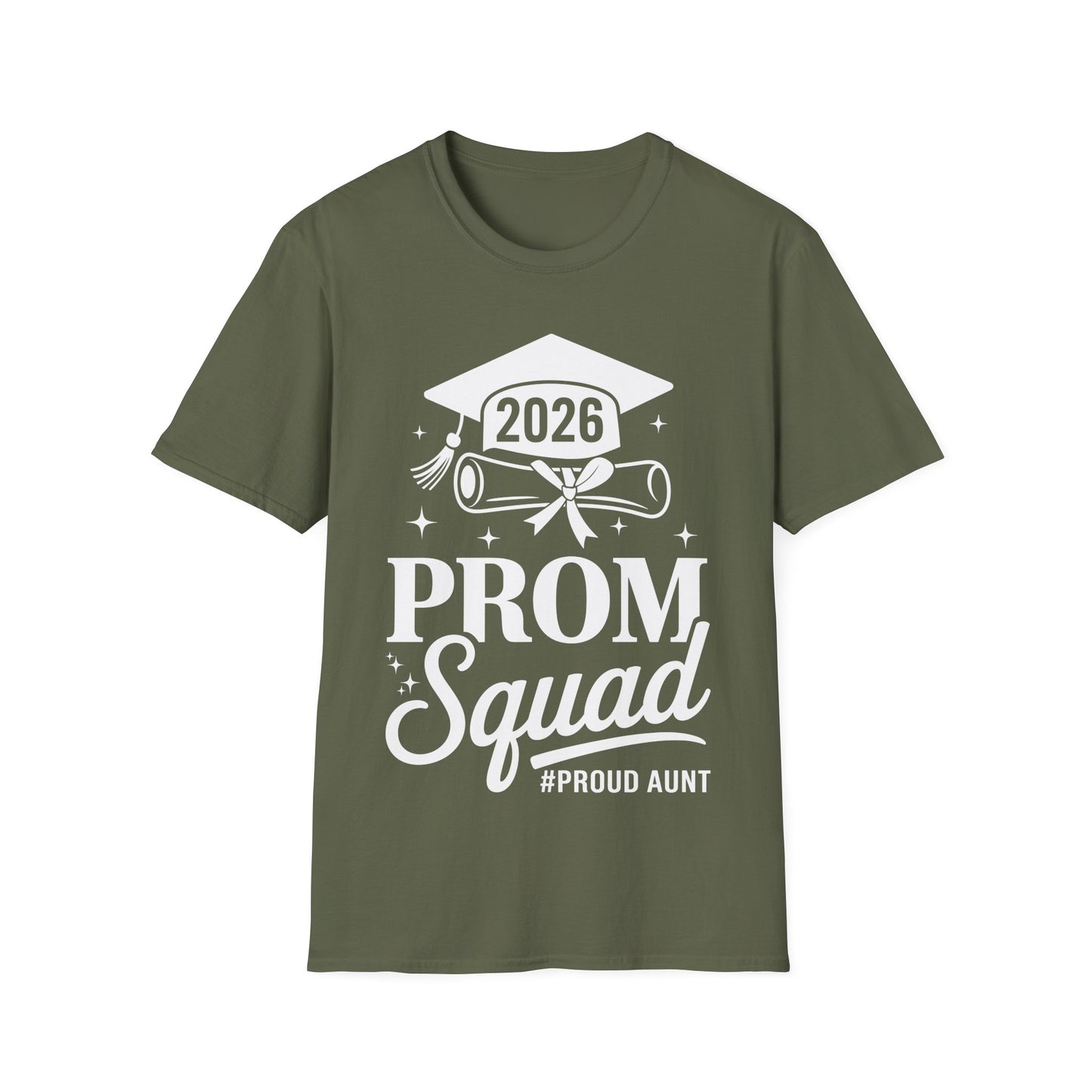 Prom Squad 2026 Proud Aunt Graduate Prom Class of 2026 T-Shirt