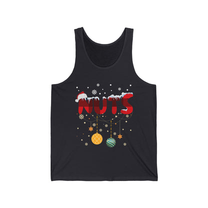 Chest Nuts Matching Chestnuts Funny Christmas Couples Nuts Tank Top