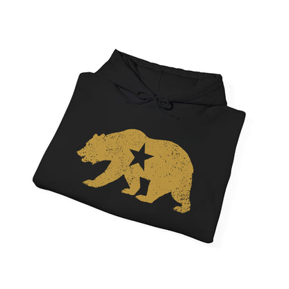 California Golden State Bear Vintage Distressed Graphic Hoodie