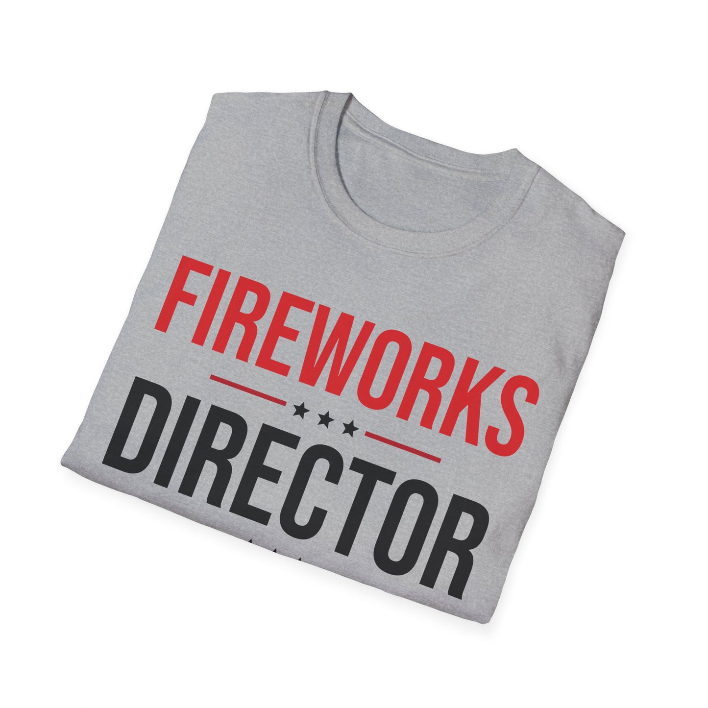 Funny Fireworks Director I Run You Run 4th Of July Retro T-Shirt For Men Women