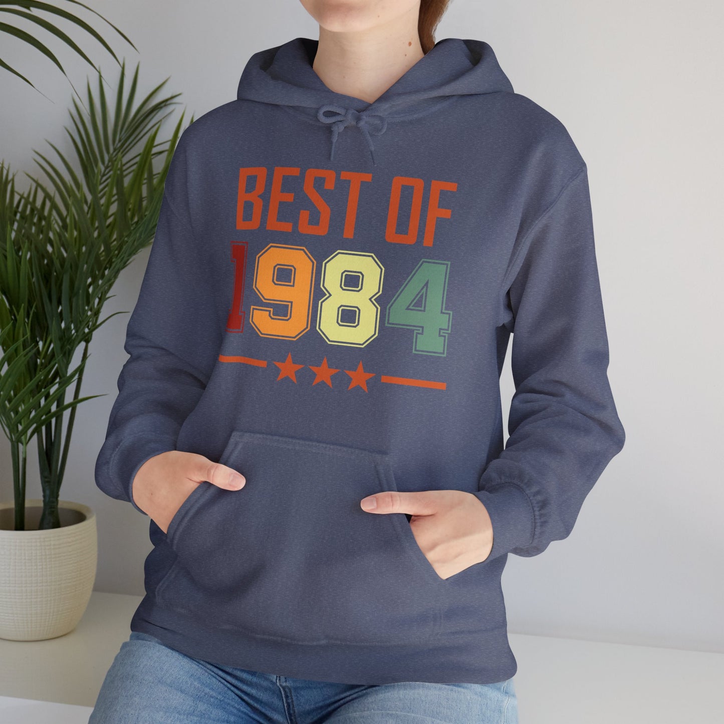 Funny Vintage Best of 1984 40 Year Old Gift 40th Birthday Hoodie For Men Women Hoodie