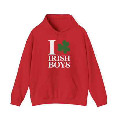 Funny I Love Irish Boys Shamrock St Patricks Day Hoodie For Men Women Hoodie