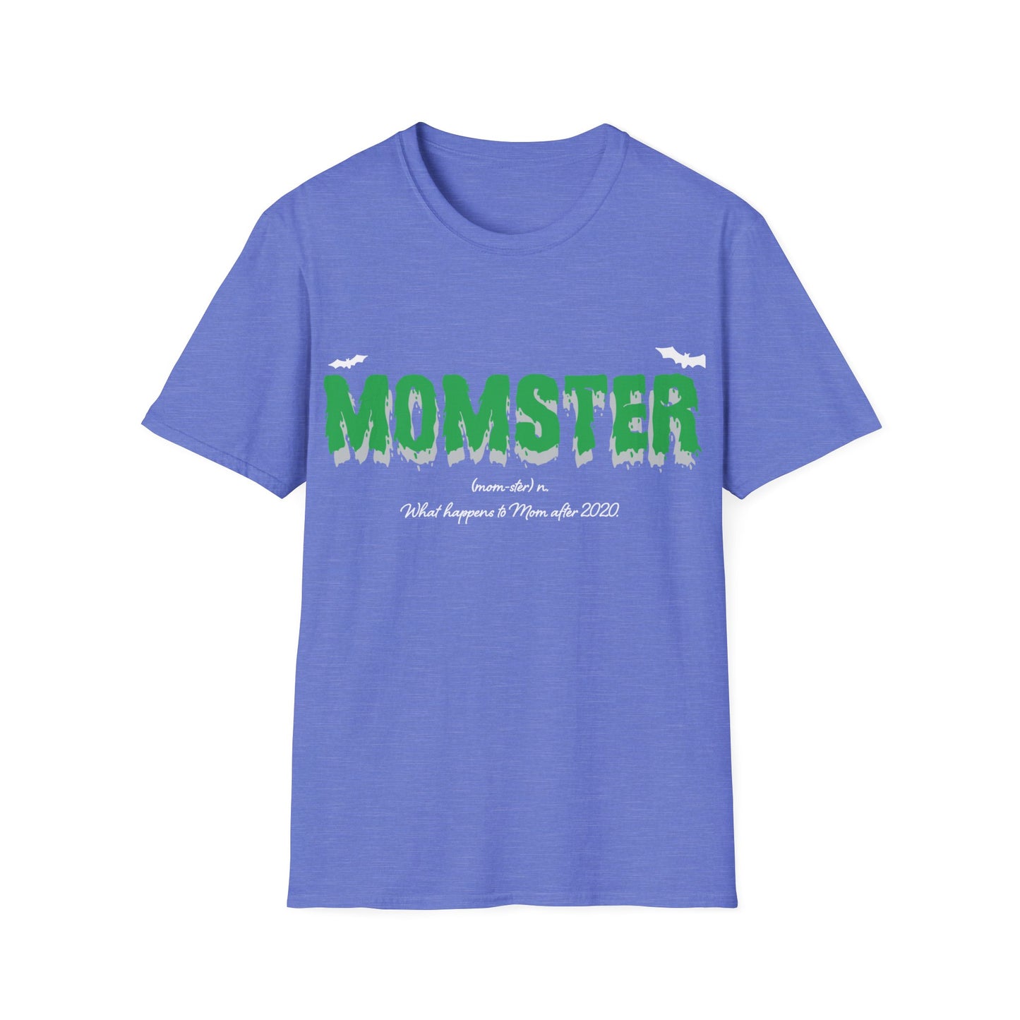 Womens Momster Broomstick Funny Halloween Party Mom Mothers Day T-Shirt