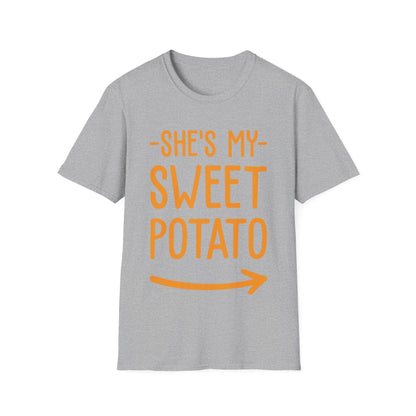 Copy of Funny Shes My Sweet Potato T-Shirt I YAM Couples Matching Shirt Tshirt Men Women