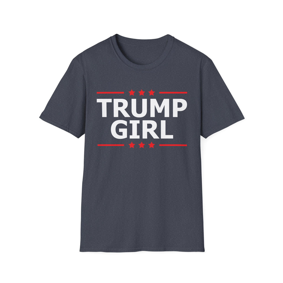Cute Trump Girl Republican US Flag 2024 Vintage Vote T-Shirt