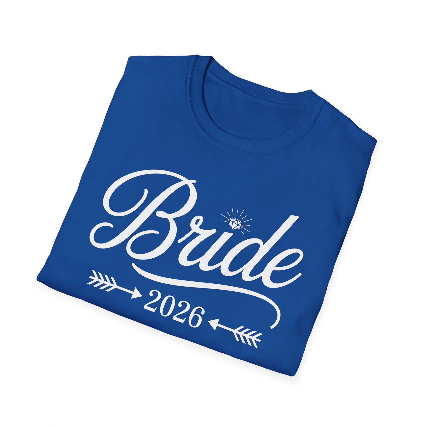 Bride Est 2026 Married Wedding Bridal Party Bachelorette T-Shirt For Women