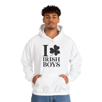 Funny I Love Irish Boys Shamrock St Patricks Day Hoodie For Men Women Hoodie