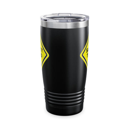 Funny Safety 3rd Third Distress Fun Tumbler For Men Women Travelers