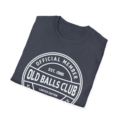 Mens Old Balls Club 40 Years Awesome Forty 40th Birthday Farthers Day T-Shirt