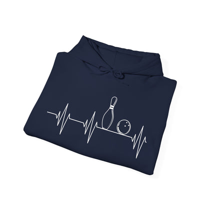 Funny Bowling Gift Cute EKG Bowlers League Hoodie For Men Women Hoodie