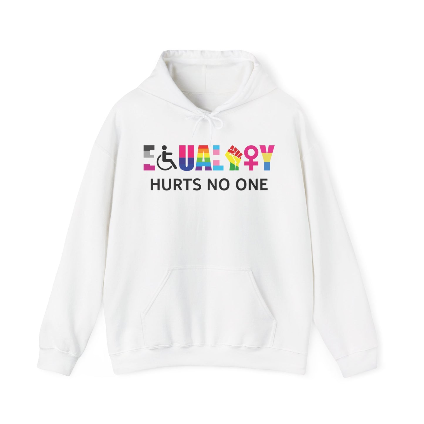 Equality Hurts No One LGBT Black Disabled Women Right Kind Pride Hoodie