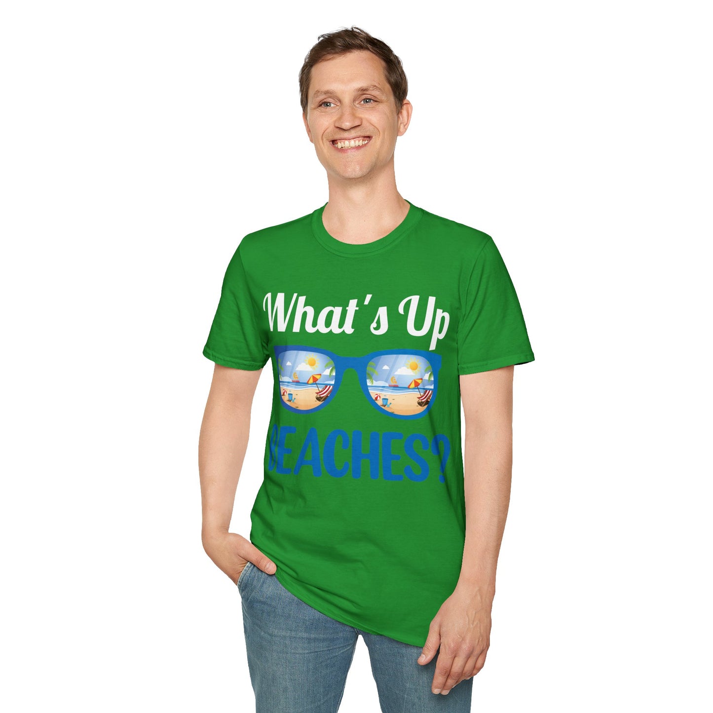 Funny What's Up Beaches Gifts Fathers Day Beach Vacation Summer T-Shirt