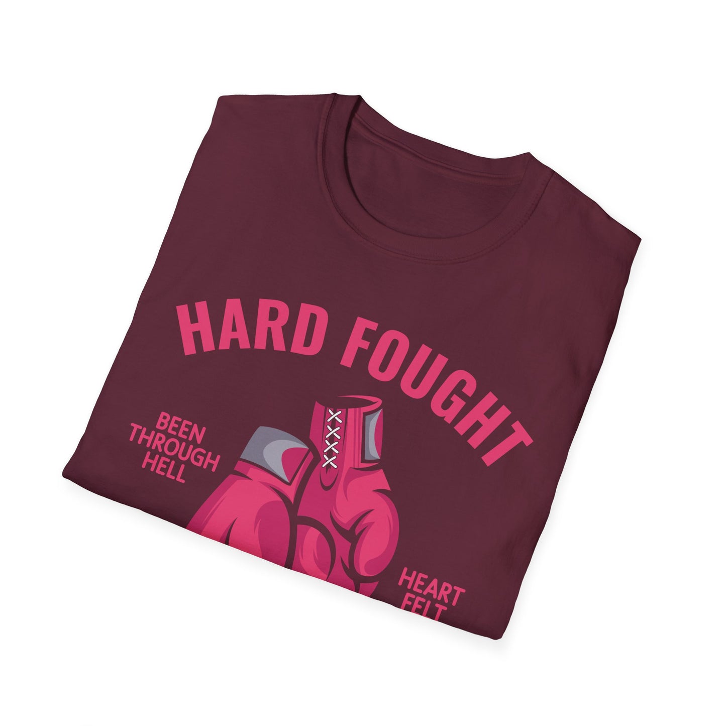 Hard Fought Hallelujah Praise Jesus Lake Christian T-Shirt For Men Women