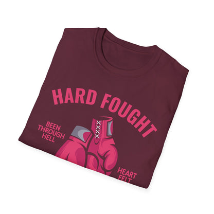 Hard Fought Hallelujah Praise Jesus Lake Christian T-Shirt For Men Women