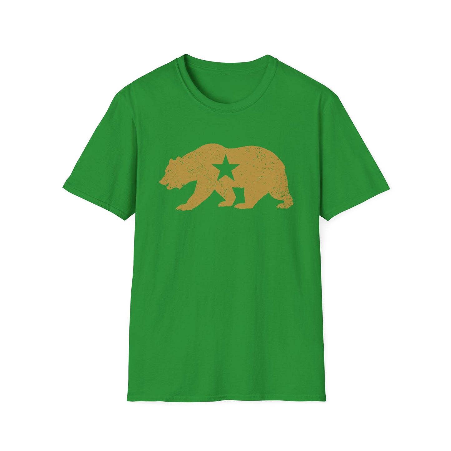 California Golden State Bear Vintage Distressed Graphic T-Shirt