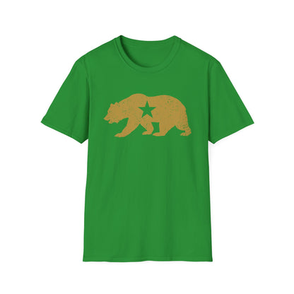 California Golden State Bear Vintage Distressed Graphic T-Shirt