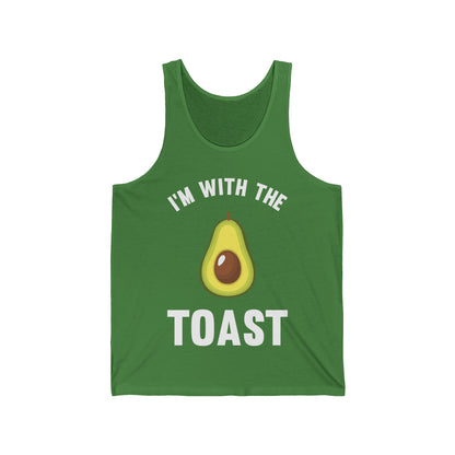 Funny I Am with The Toast Avocado Halloween Costume Tank Tops Men Women