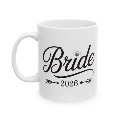 Bride Est 2026 Married Wedding Bridal Party Bachelorette Coffee Mug For Women