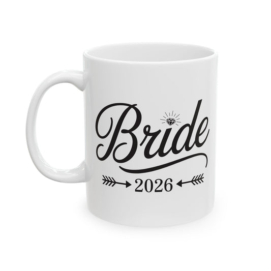 Bride Est 2026 Married Wedding Bridal Party Bachelorette Coffee Mug For Women