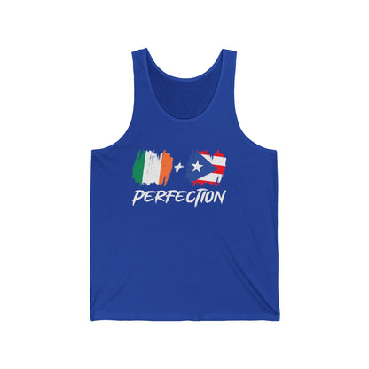Irish Plus Puerto Rican Perfection Heritage Tank Top For Men Women Tank Top