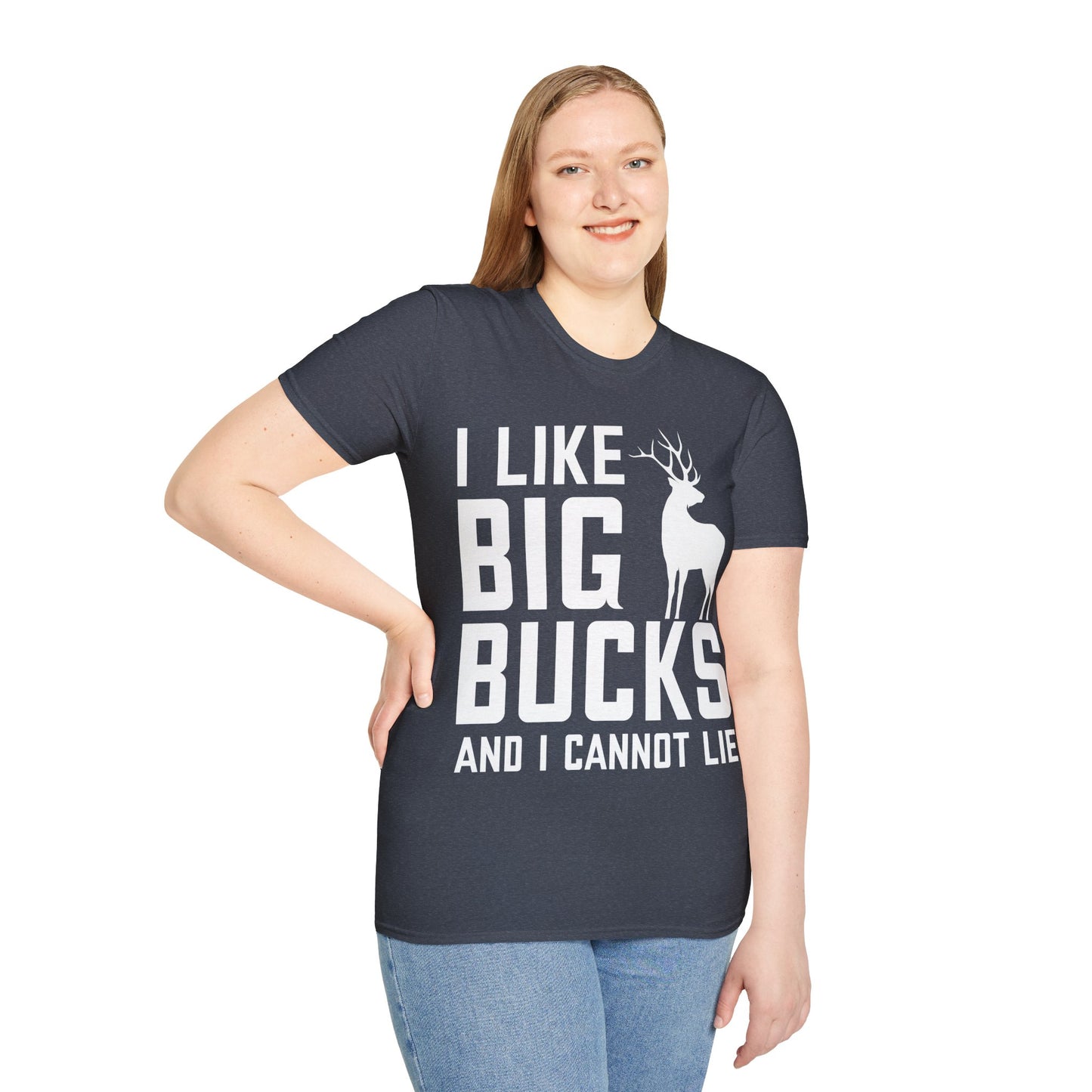 I Like Big Bucks and I Cannot Lie Deer Hunting Hunter T-Shirt Men Women