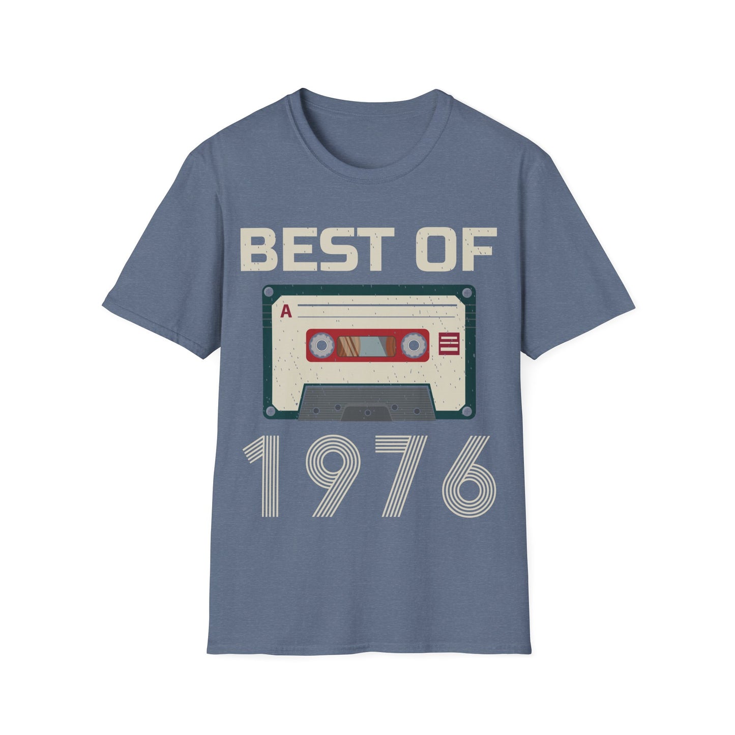 Best Of 1976 Cassette Tape 50th Birthday Gifts Vintage T-Shirt For Men Women