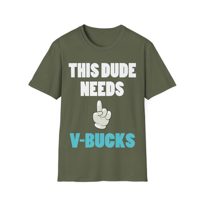 Will Work For Bucks Funny V RPG Gaming Youth Gifts for Bucks T-Shirt For Gamers T-shirt