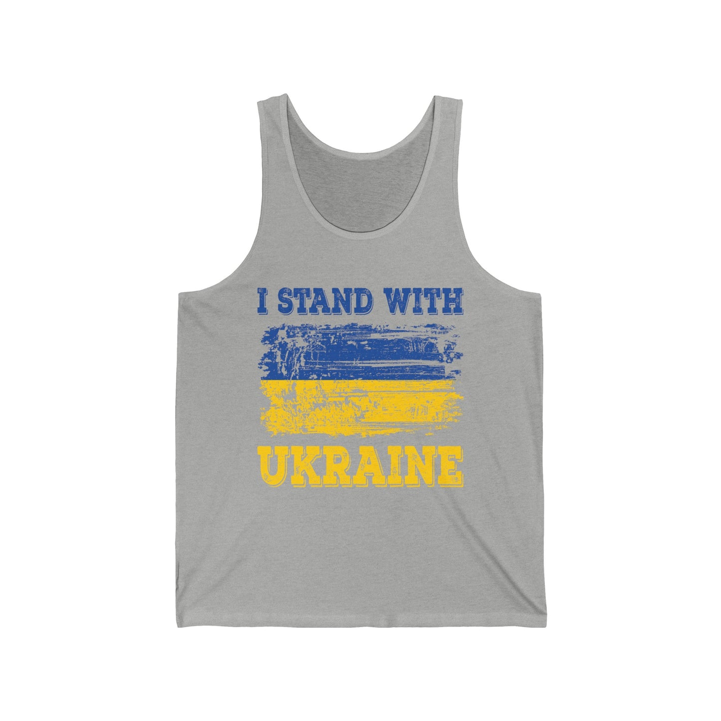 Save Ukraine Tank Tops Fist Support Stand with Ukraine Tank Tops For Men Women