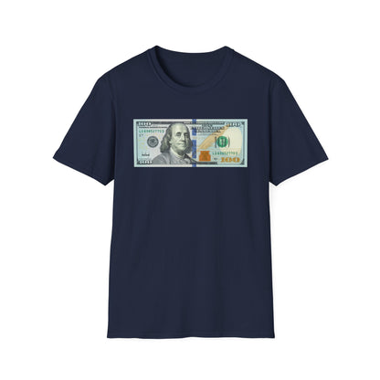 Funny Pro Trump 100 Dollar Bill Donald Trump Signature 4th of July American Patriot Support Trump Gift T-Shirt