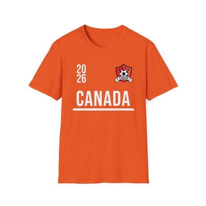Canada Soccer Tee Flag Football Shirt Gift 2026 T-Shirt
