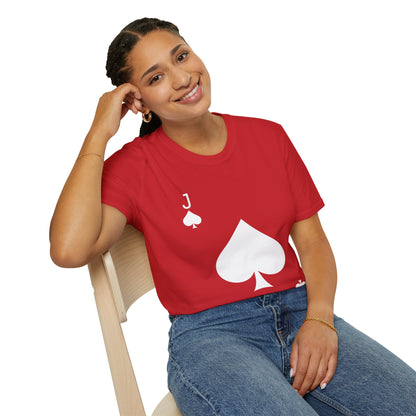 Jack of Spades Deck of Cards Halloween Costume  T-Shirt For Men