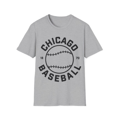 Chicago Baseball Gameday Fan Gear Sports Baseballer T-Shirt For Men Women T-Shirt