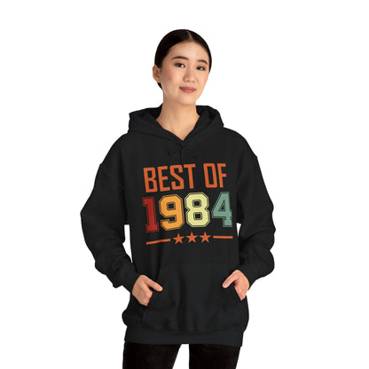 Funny Vintage Best of 1984 40 Year Old Gift 40th Birthday Hoodie For Men Women Hoodie