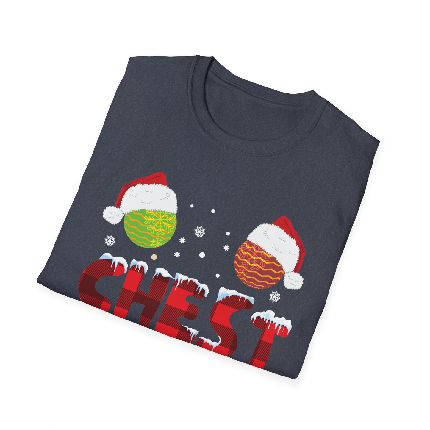 Chest Nuts Matching Chestnuts Funny Christmas Couples Chests T-Shirt