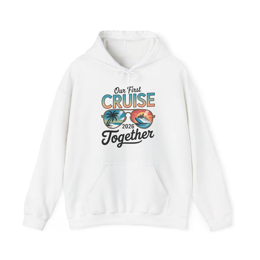 Our First Cruise 2026 Together Cute Matching Couples Cruise Hoodie For Men Women