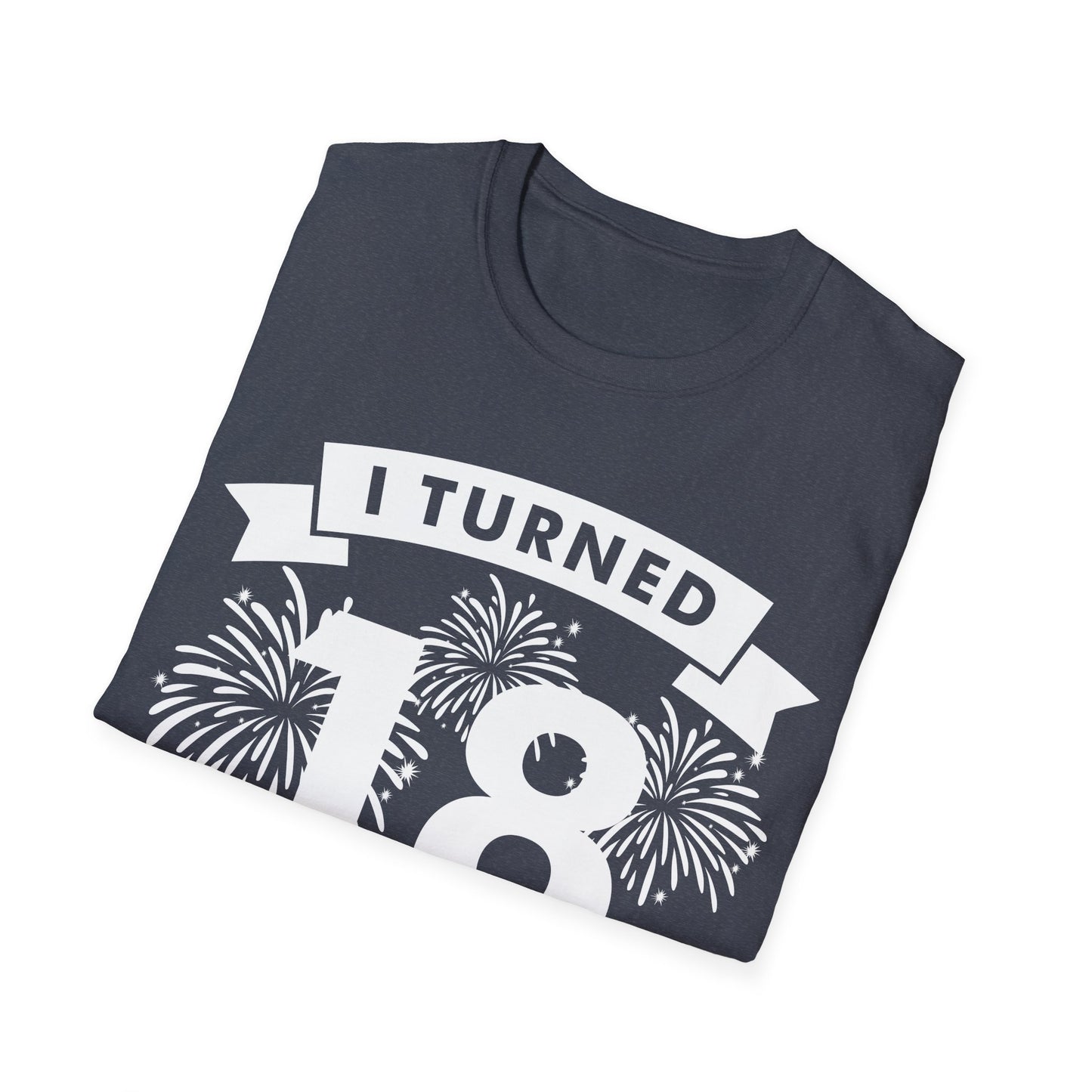 Funny I Turned 18 In 2026 18th Birthday Party Gift T-Shirt For Men Women