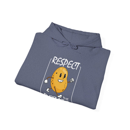 Funny Respect The Potato Gift Men Cute Root Vegetable Lovers Vegan Hoodie For Men Women Hoodie