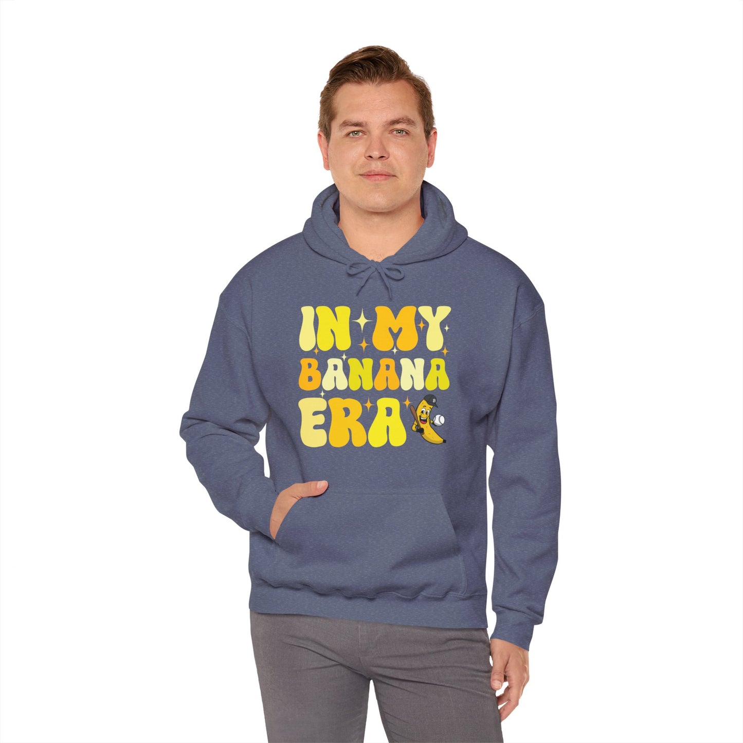 Funny In My Bananas Era Fruit Lover Baseball Player Hoodie For Men Women Hoodie