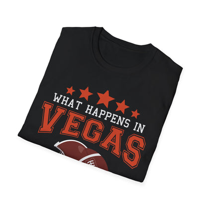 Funny What Happens in Vegas Started in Oakland Sporty Gift T-Shirt Men Women