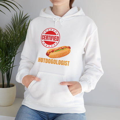 Certified Hotdogologist Hotdog Cool Sausage Hot Dog Lover Hoodie For Men Women Hoodie