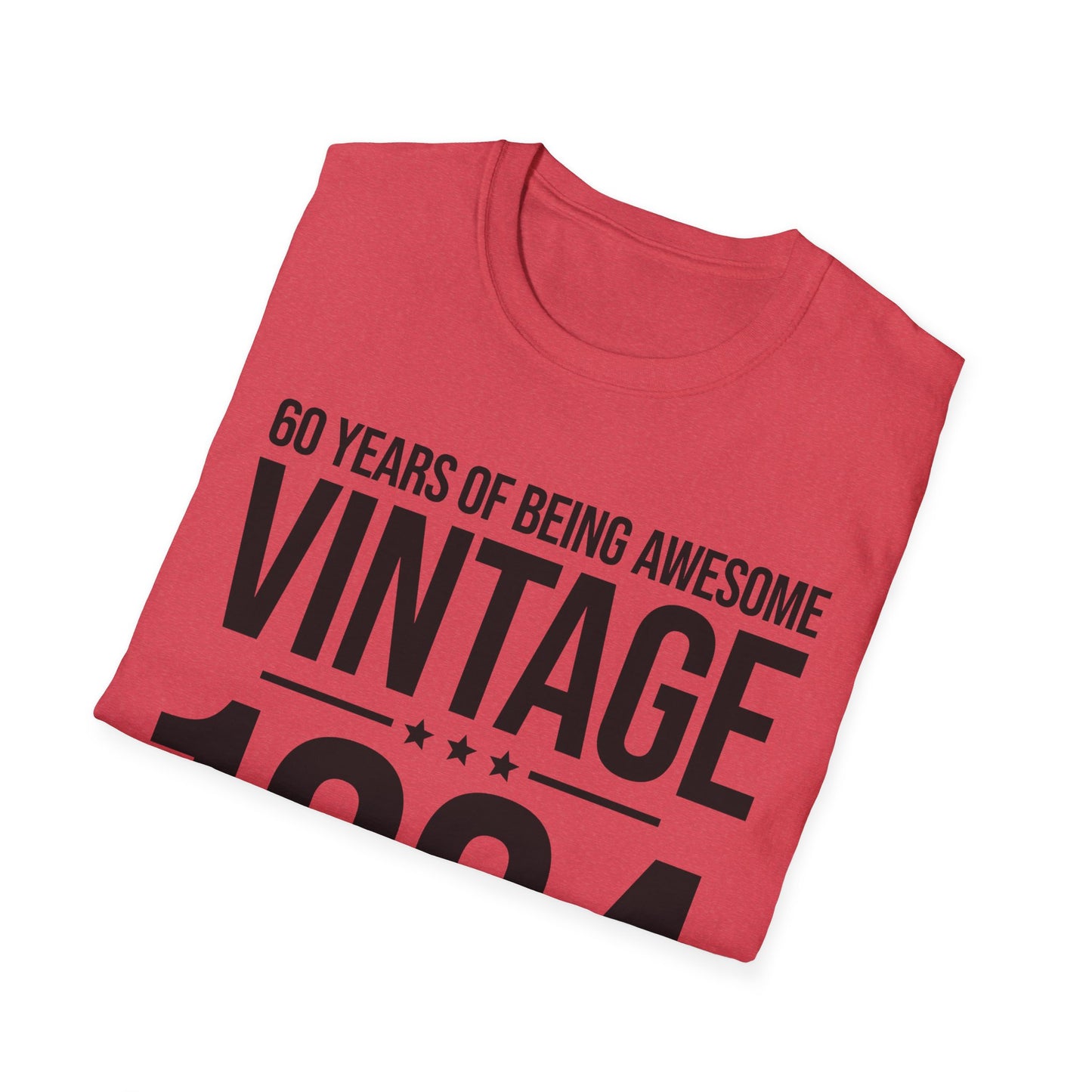 60 Year Old Gifts Vintage 1964 60 Years Awesome 60th Birthday T-Shirt