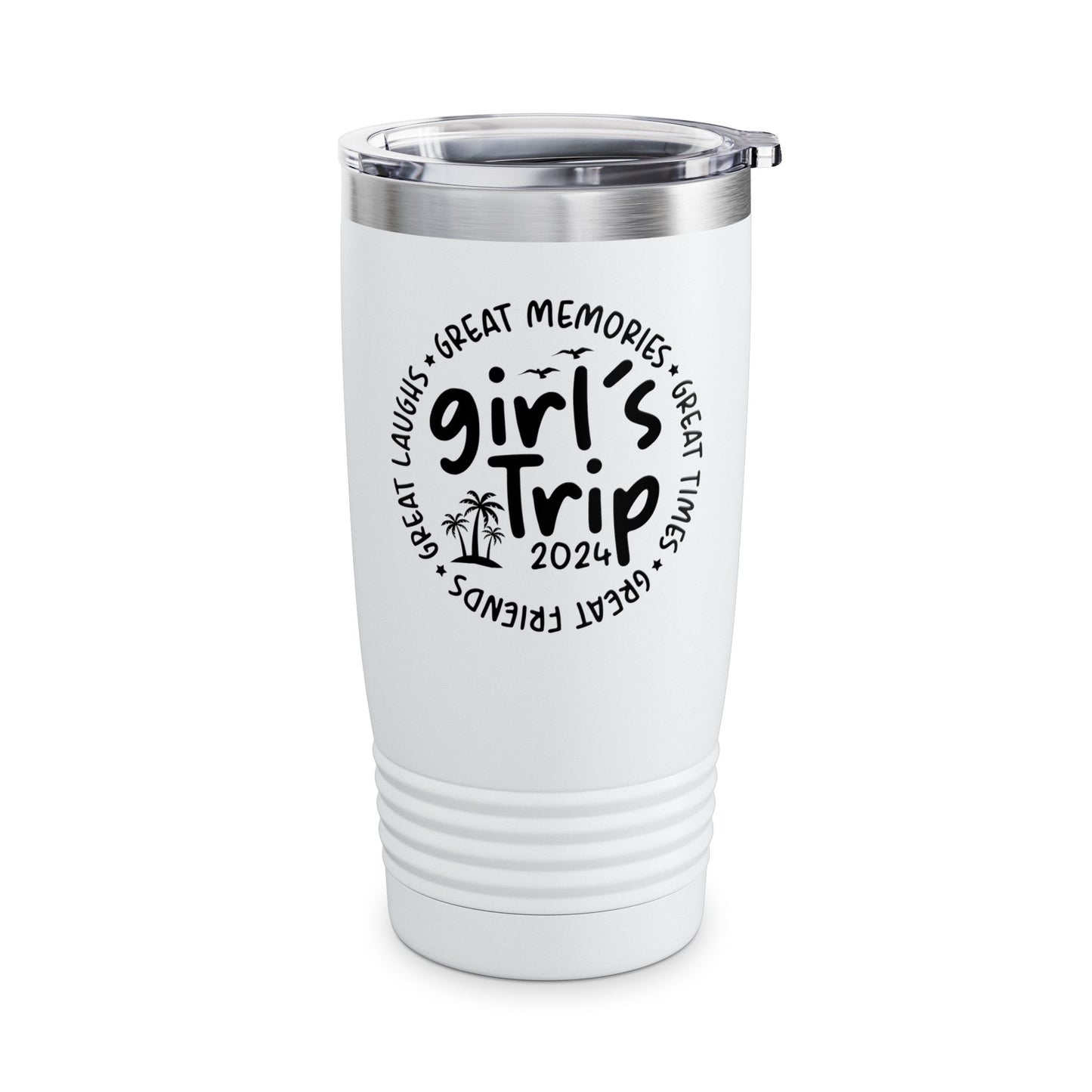 Girl's Trip 2024 Memories Friends Trip Matching Vacation Tumbler For Men Women Tumbler