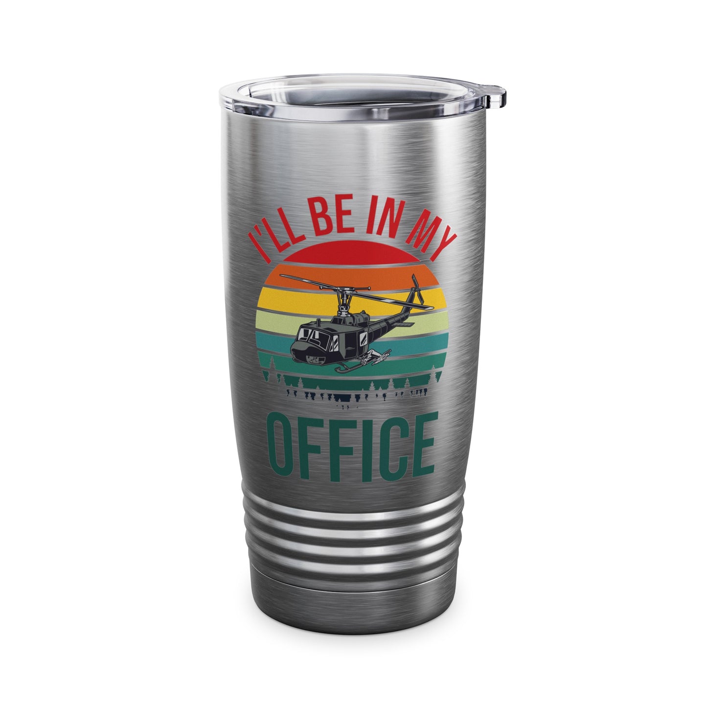 Great Helicopter Pilot Saying Retro Funny Gift Men Tumbler