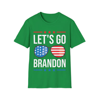 Vintage Old American  Lets Go Brandon Sunglasses T-Shirt Men Women