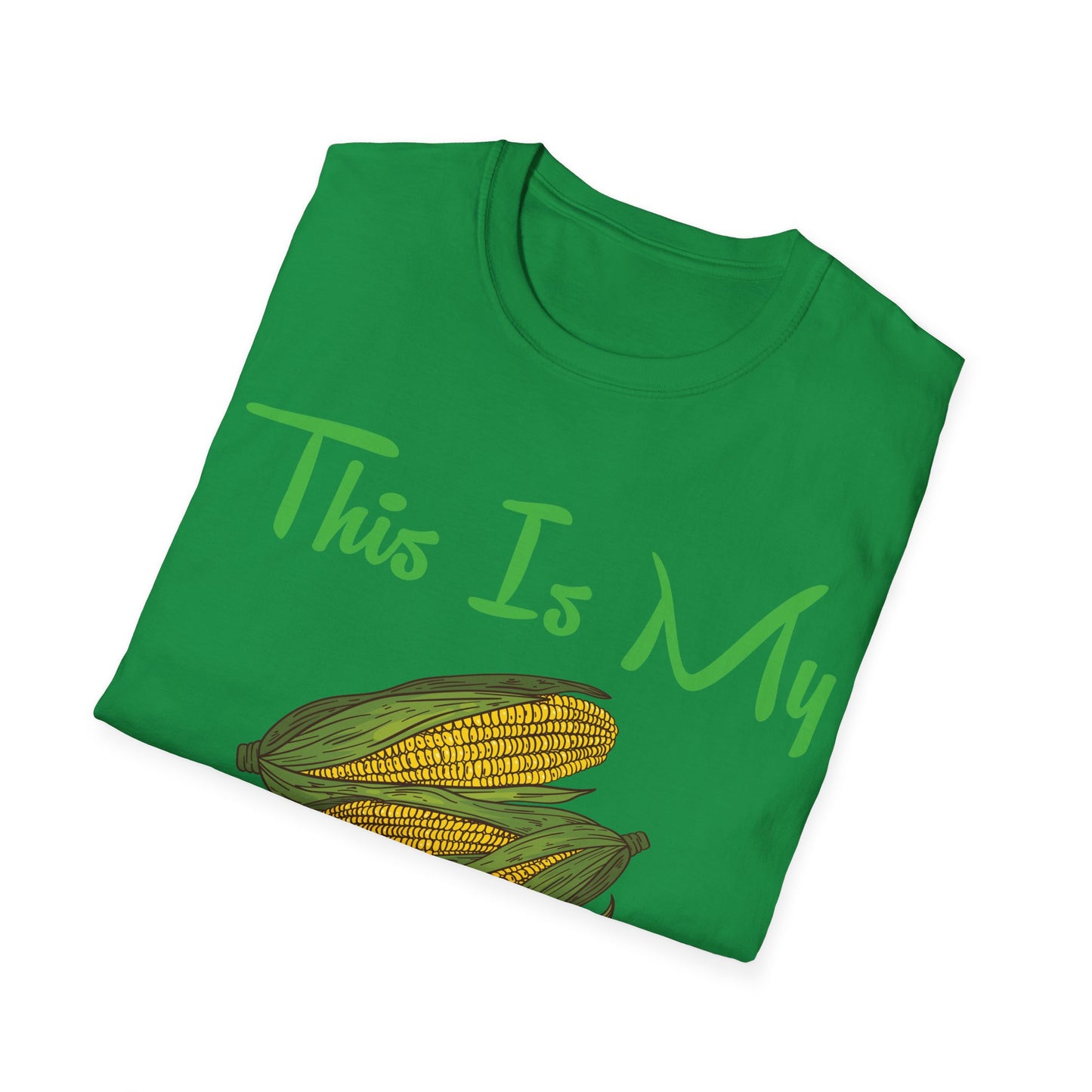Funny This is my Crop Top Farmer Farming Corn Lover Pun Joke T-Shirt
