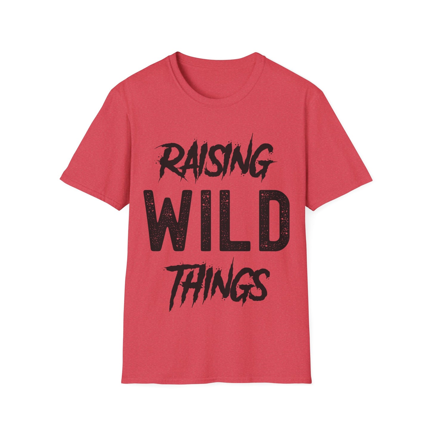 Womens Raising Wild Things Mom Cute Mothers Day Birthday T-Shirt