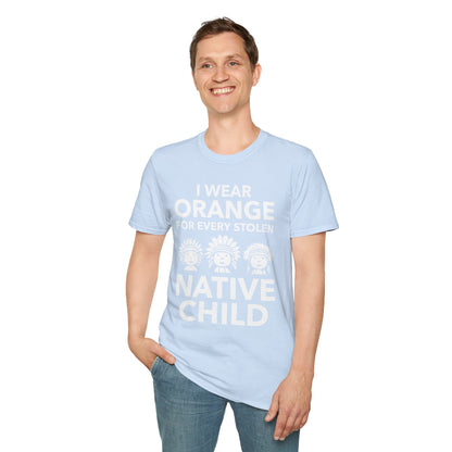 I Wear Orange for Every American Native Child Indian Pride T-Shirt for Men Women