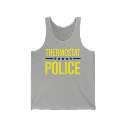 Mens Thermostat Police For A Police Fathers Day Dad Papa Tank Tops For Women Men